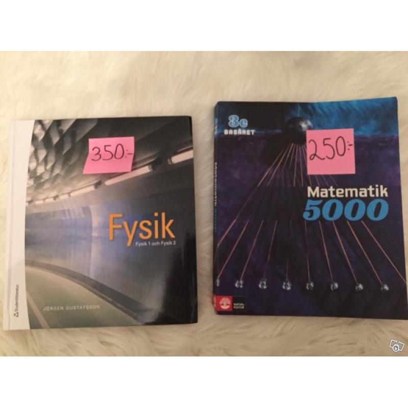 Fysik 1&2, matematik 5000 3c
